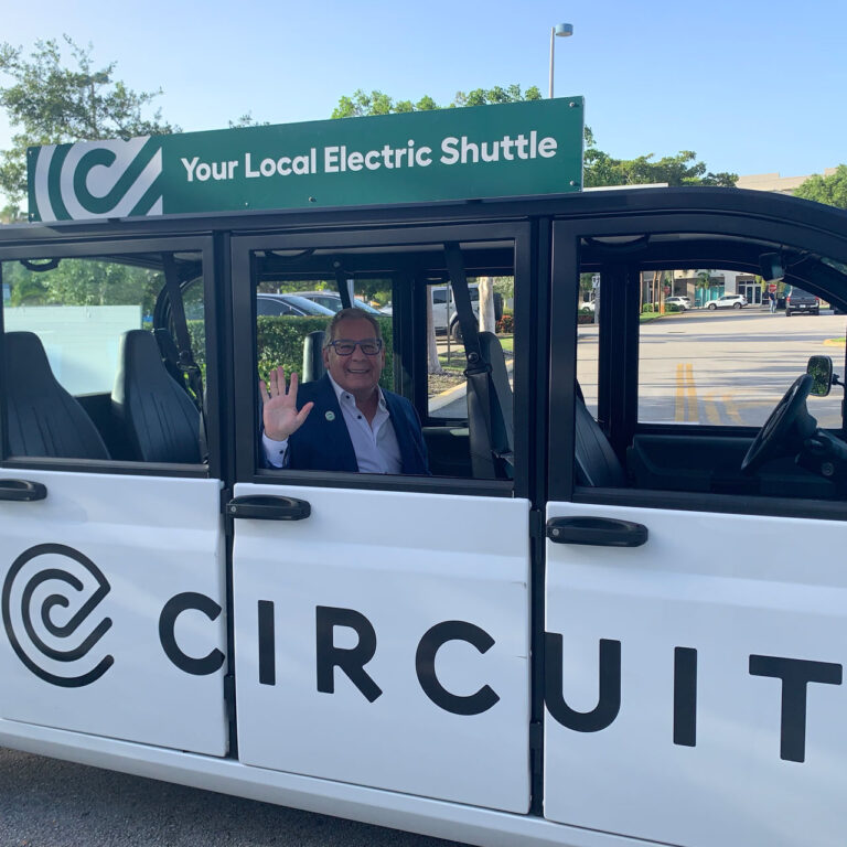 Paul Rolli in a Circuit Car.